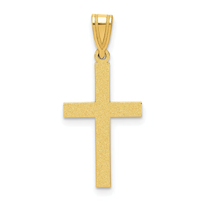 14k Yellow Gold Polished Cross Pendant at $ 101.47 only from Jewelryshopping.com