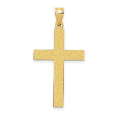 14k Yellow Gold Polished Cross Pendant at $ 196.42 only from Jewelryshopping.com