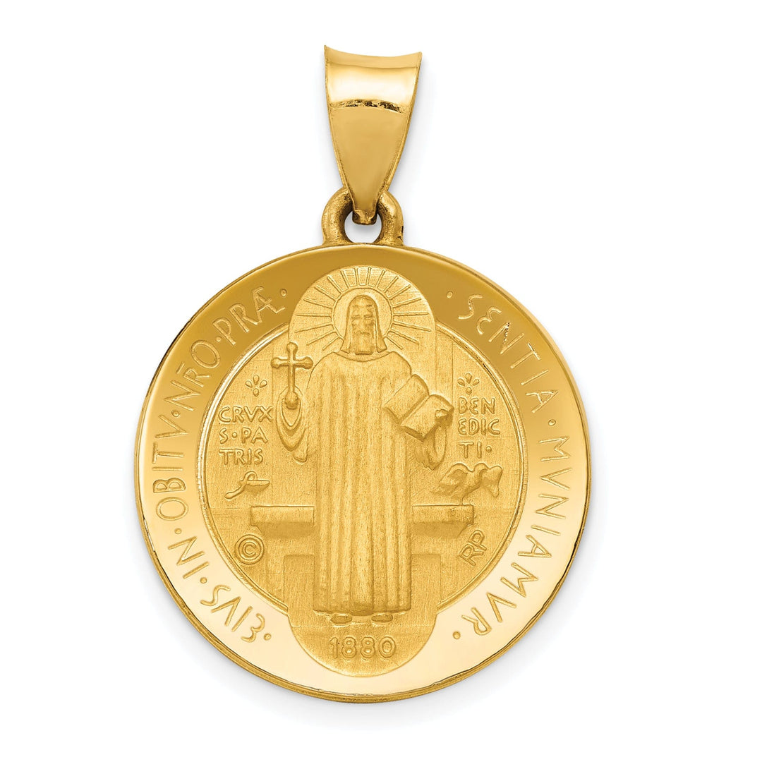 14k Yellow Gold Medal Pendant