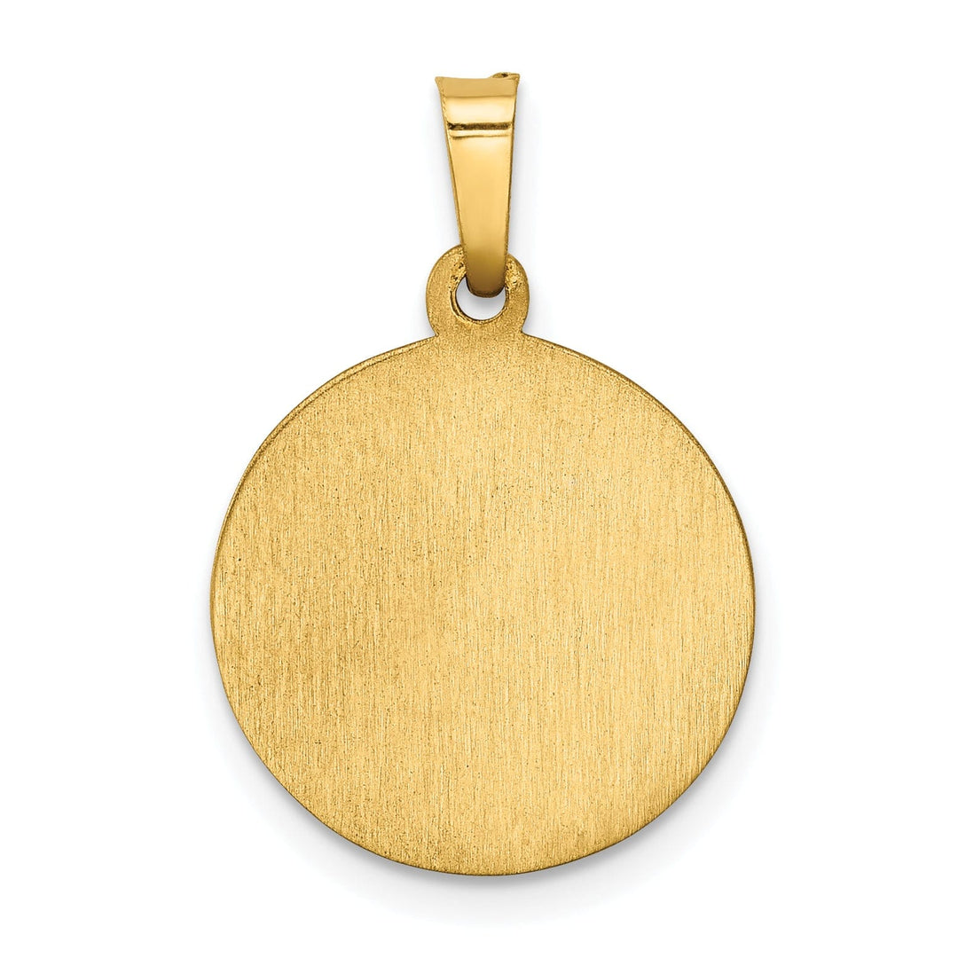 14k Yellow Gold Our Lady Fatima Medal