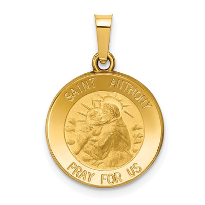 14k Yellow Gold Saint Anthony Medal Pendant at $ 125.51 only from Jewelryshopping.com