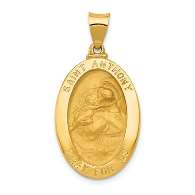14k Yellow Gold Saint Anthony Medal Pendant at $ 187.81 only from Jewelryshopping.com