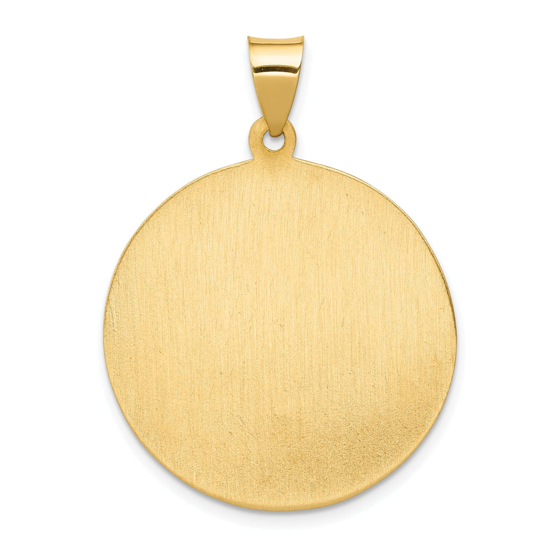 14k Yellow Gold Saint Anthony Medal Pendant