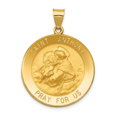 14k Yellow Gold Saint Anthony Medal Pendant at $ 310.63 only from Jewelryshopping.com