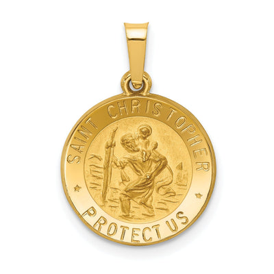 14k Yellow Gold Saint Christopher Medal Pendant at $ 125.51 only from Jewelryshopping.com