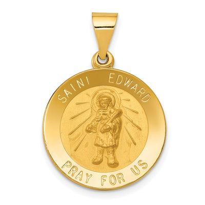 14k Yellow Gold Saint Edward Medal Pendant at $ 199.82 only from Jewelryshopping.com