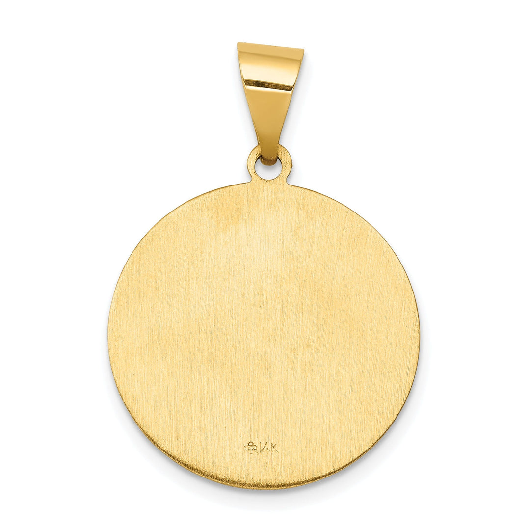 14k Yellow Gold Saint John Medal Pendant