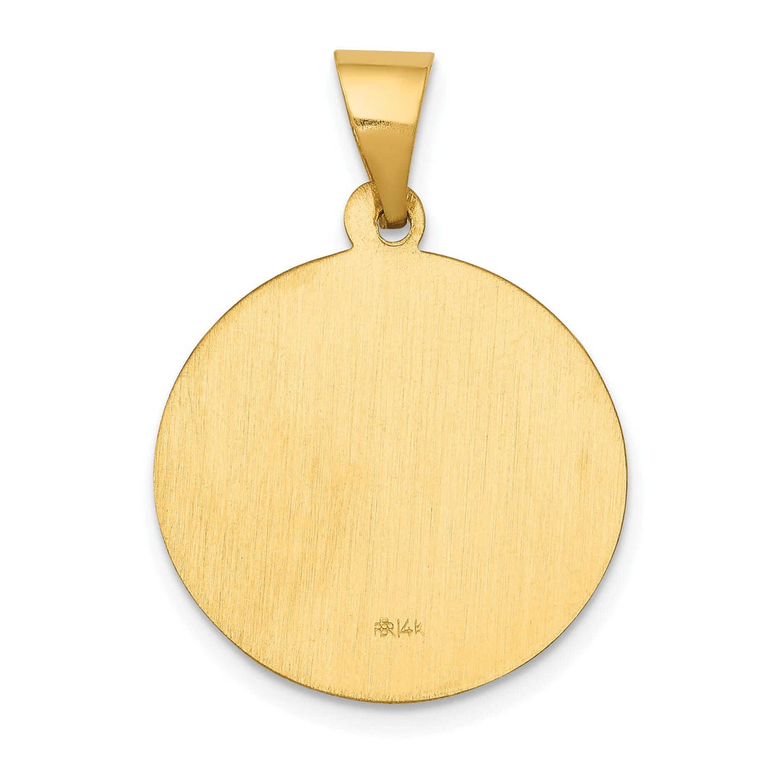 14 Yellow Gold Saint John Baptist Medal Pendant