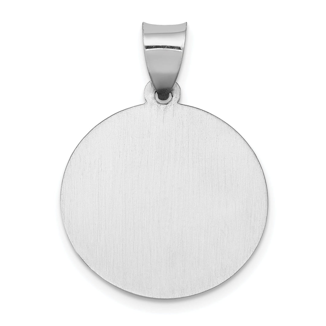 14k White Gold Saint Joseph Medal Pendant