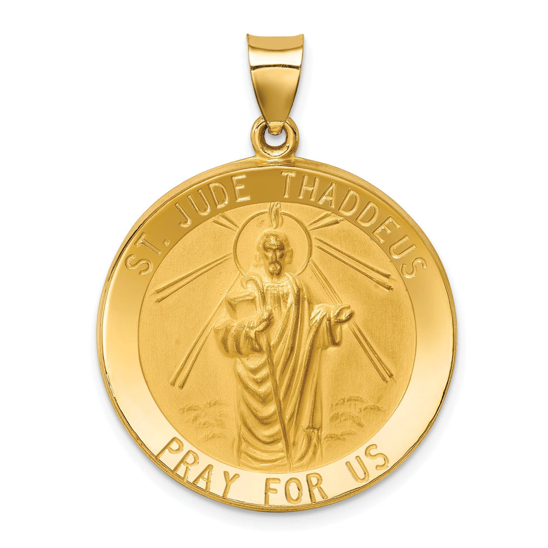 14k Yellow Gold Saint Jude Thaddeus Medal