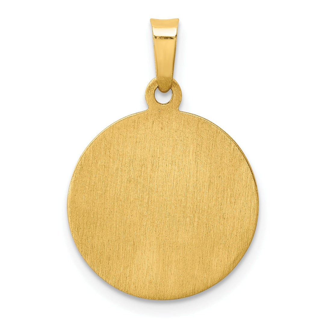 14k Yellow Gold Saint Mark Medal Pendant