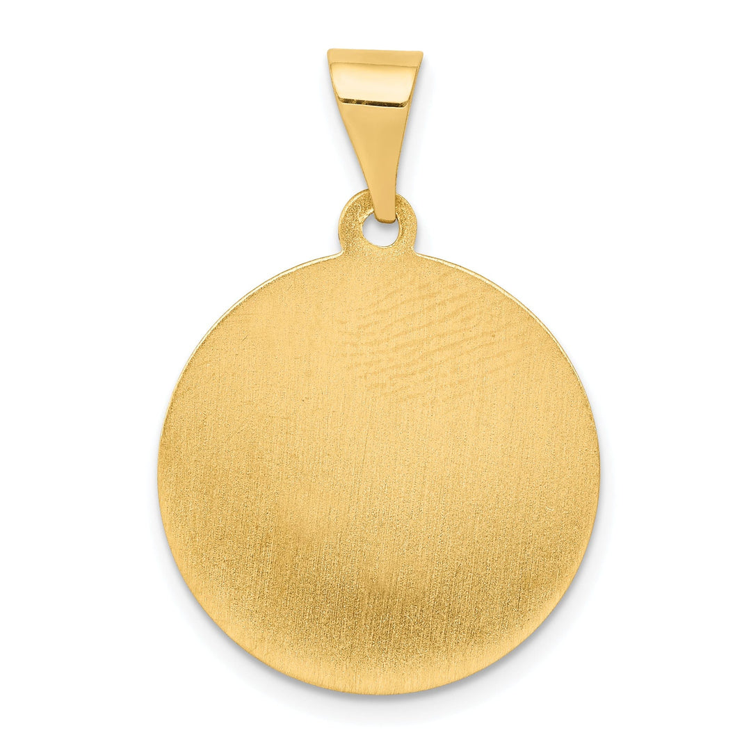 14k Yellow Gold Saint Matthew Medal Pendant