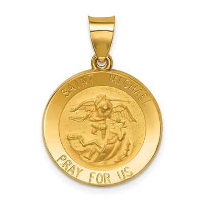 14k Yellow Gold Saint Michael Medal Pendant at $ 183.71 only from Jewelryshopping.com