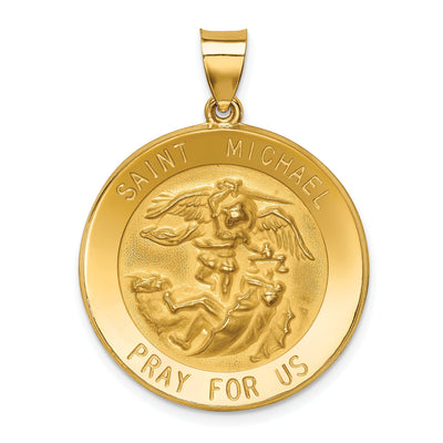 14k Yellow Gold Saint Michael Medal Pendant at $ 310.63 only from Jewelryshopping.com