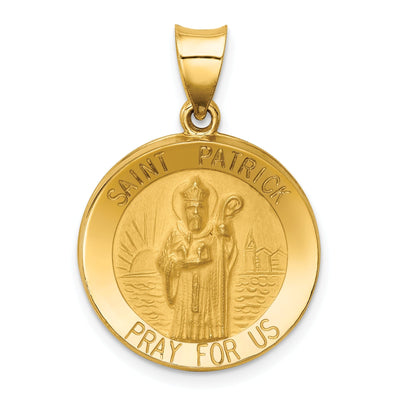 14k Yellow Gold Saint Patrick Medal Pendant at $ 199.82 only from Jewelryshopping.com