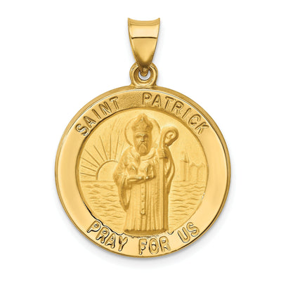 14k Yellow Gold Saint Patrick Medal Pendant at $ 244.36 only from Jewelryshopping.com