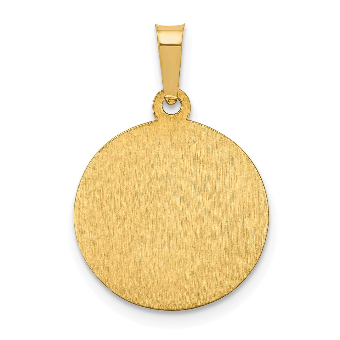 14k Yellow Gold Saint Peter Medal Pendant