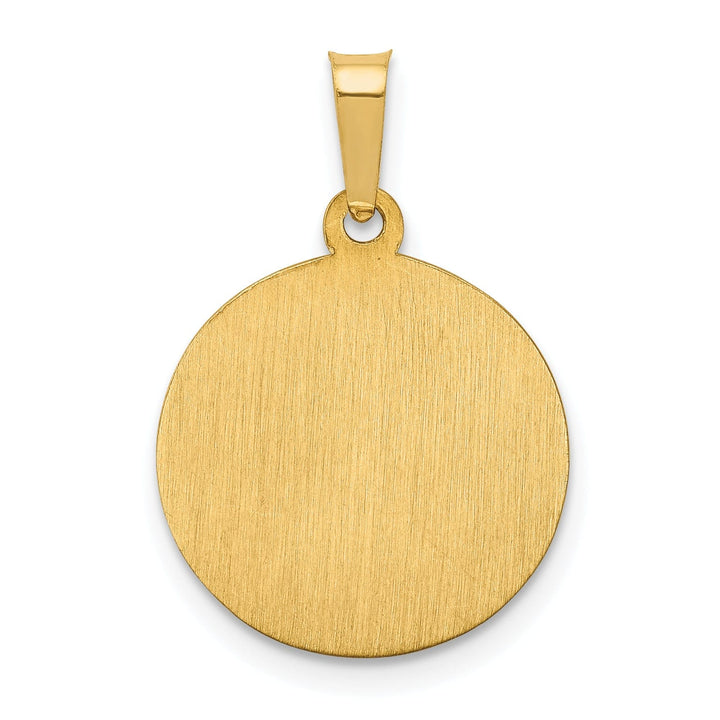 14k Yellow Gold Saint Peter Medal Pendant