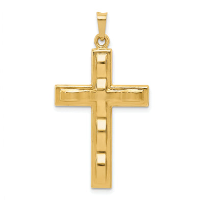 14k Yellow Gold Polished Finish Cross Pendant at $ 173.4 only from Jewelryshopping.com