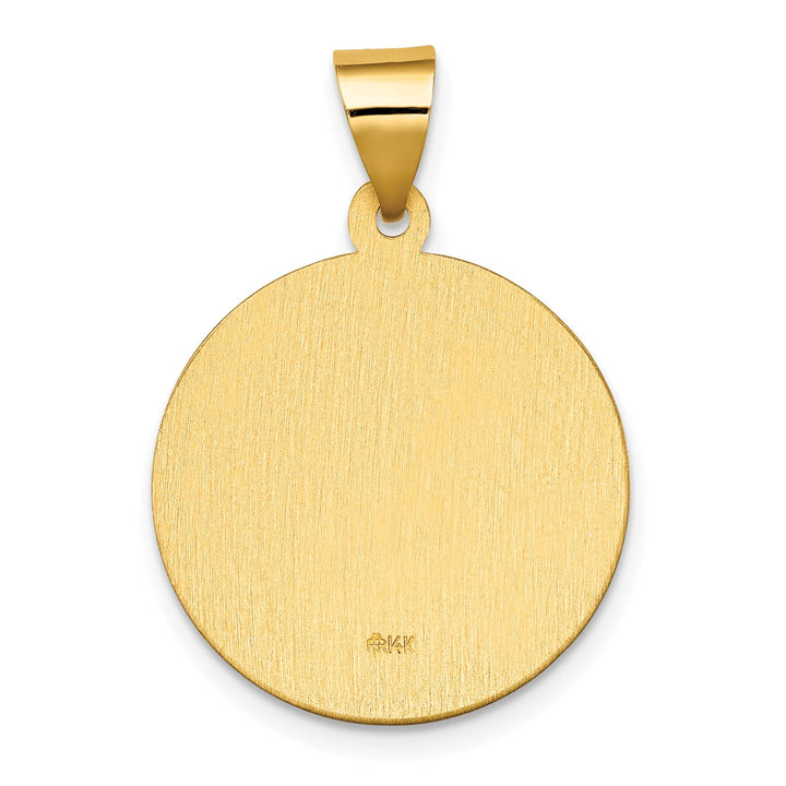 14k Yellow Gold Saint Daniel Medal Pendant