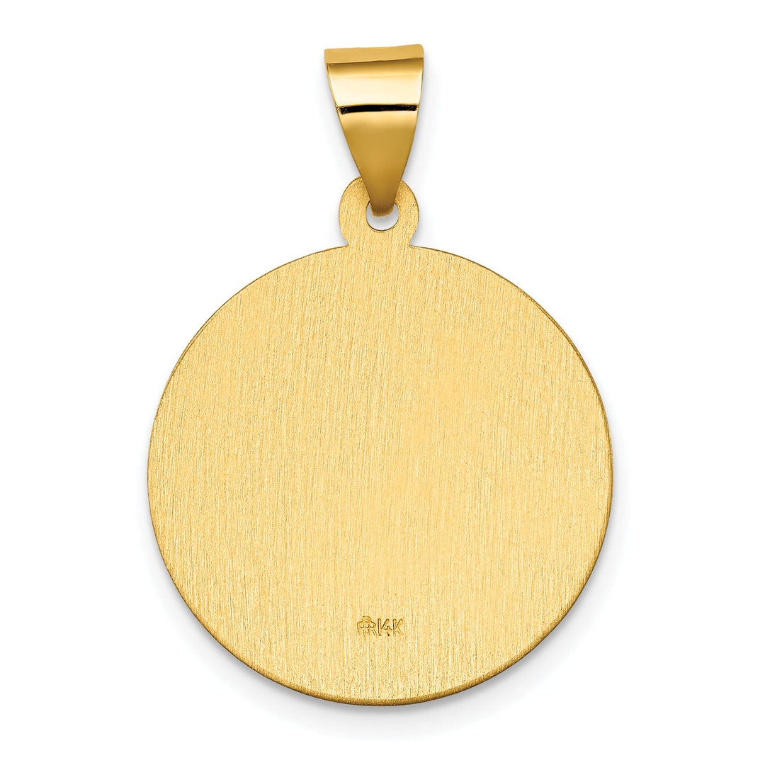 14k Yellow Gold Saint Daniel Medal Pendant