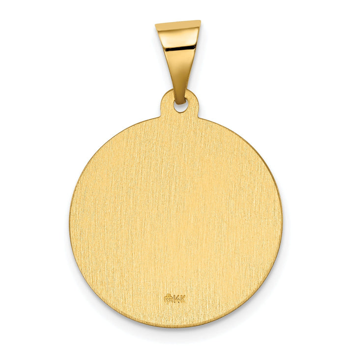 14k Yellow Gold Saint Gabriel Medal Pendant