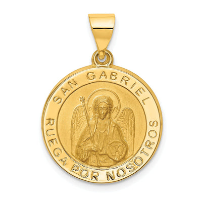 14k Yellow Gold Saint Gabriel Medal Pendant at $ 221.48 only from Jewelryshopping.com