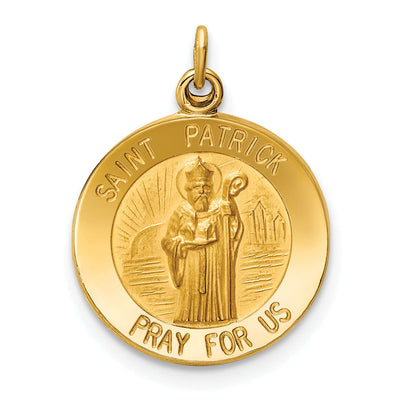 14k Yellow Gold Saint Patrick Medal Pendant at $ 197.54 only from Jewelryshopping.com