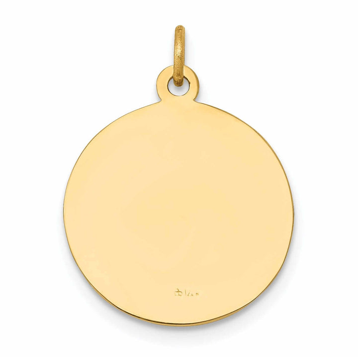 14 Yellow Gold Saint John Baptist Medal Pendant