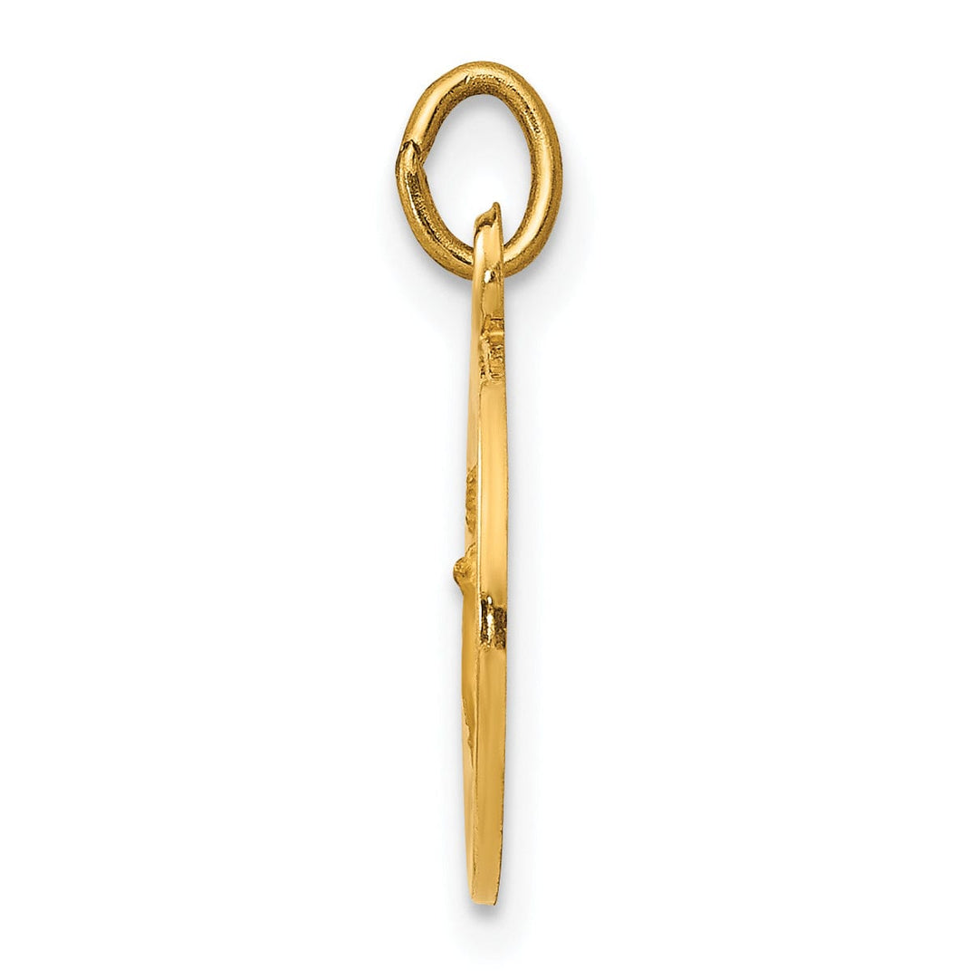 14k Yellow Gold Infant of Prague Medal Pendant