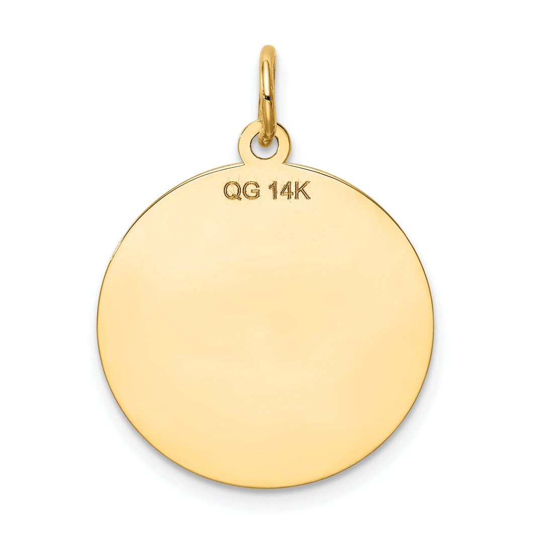 14k Yellow Gold Saint Jude Thaddeus Pendant