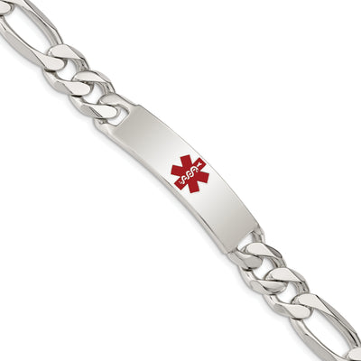 Silver 11-MM Wide Medical Anchor 8.50 inch ID Bracelet. at $ 154.74 only from Jewelryshopping.com