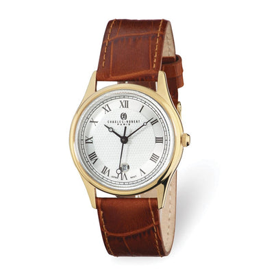 Men Charles Hubert Gold-pltd Stainless Steel Watch at $ 123.54 only from Jewelryshopping.com