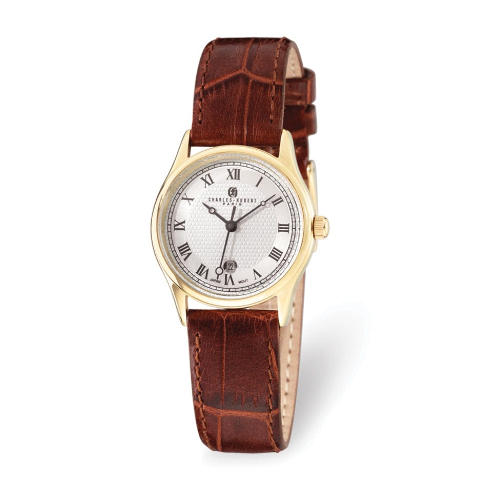 Ladies Charles Hubert Gold-pltd Stainless Watch