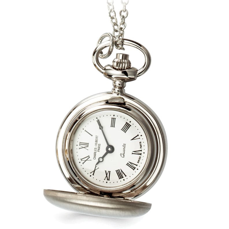 Ladies Charles Hubert Satin Chrome Brass Watch