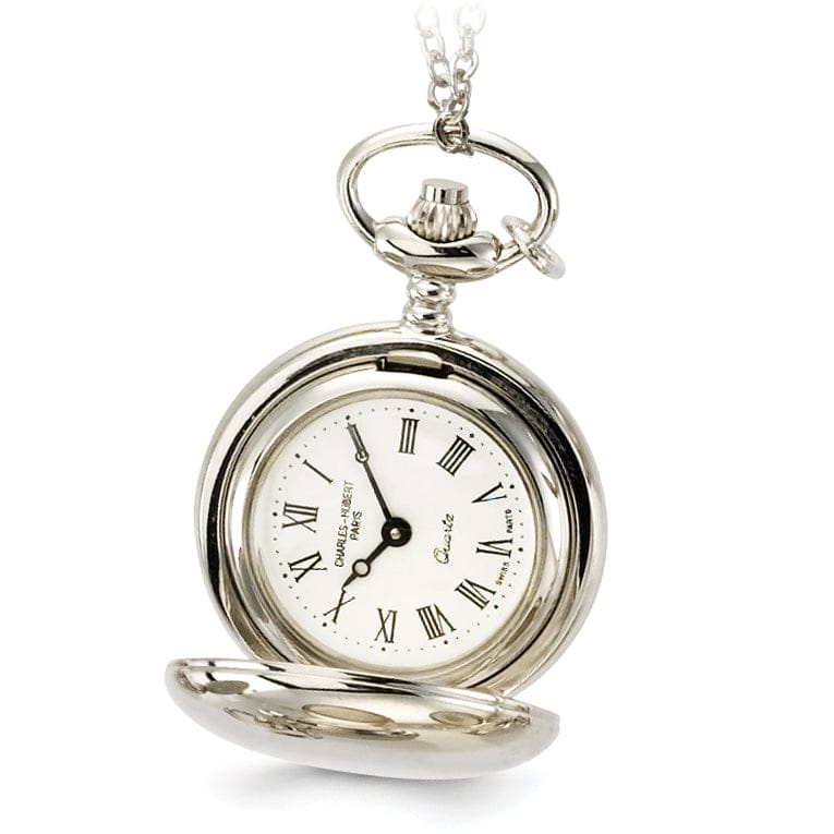Ladies Charles Hubert Chrome Finish Brass Watch