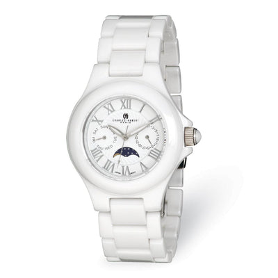 Men Charles Hubert White Ceramic Watch at $ 276.87 only from Jewelryshopping.com