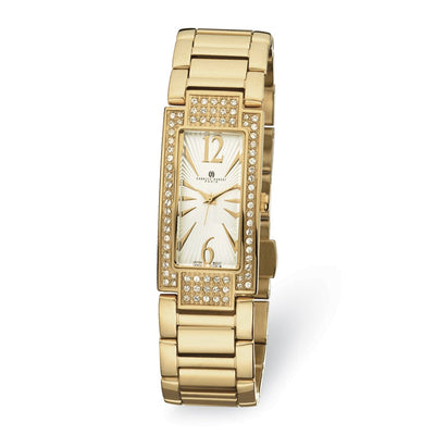 Ladies Charles Hubert Gold-plated Crystal Watch