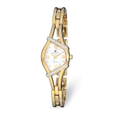 Ladies Charles Hubert IPG-plated Crystal Watch at $ 123.5 only from Jewelryshopping.com