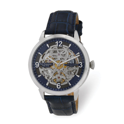 Men’s Charles Hubert Stainless Blue Skeleton Dial Automatic Watch at $ 421.71 only from Jewelryshopping.com
