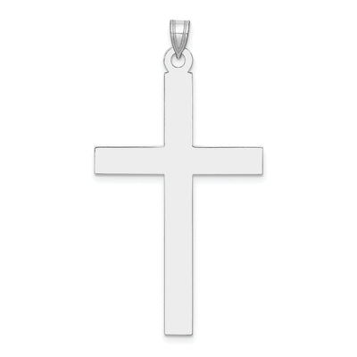 14k White Gold Polished Cross Pendant at $ 310.93 only from Jewelryshopping.com
