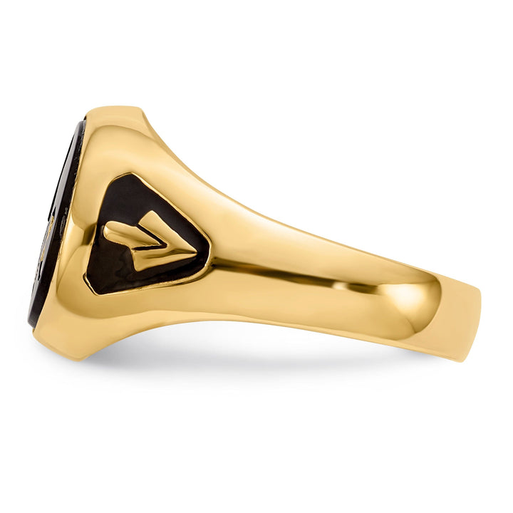 14k Yellow Gold Men's Masonic Ring