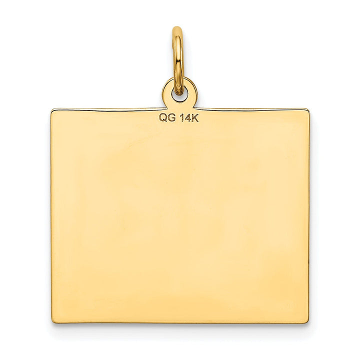 14k Yellow Gold Thursday First Day Calendar
