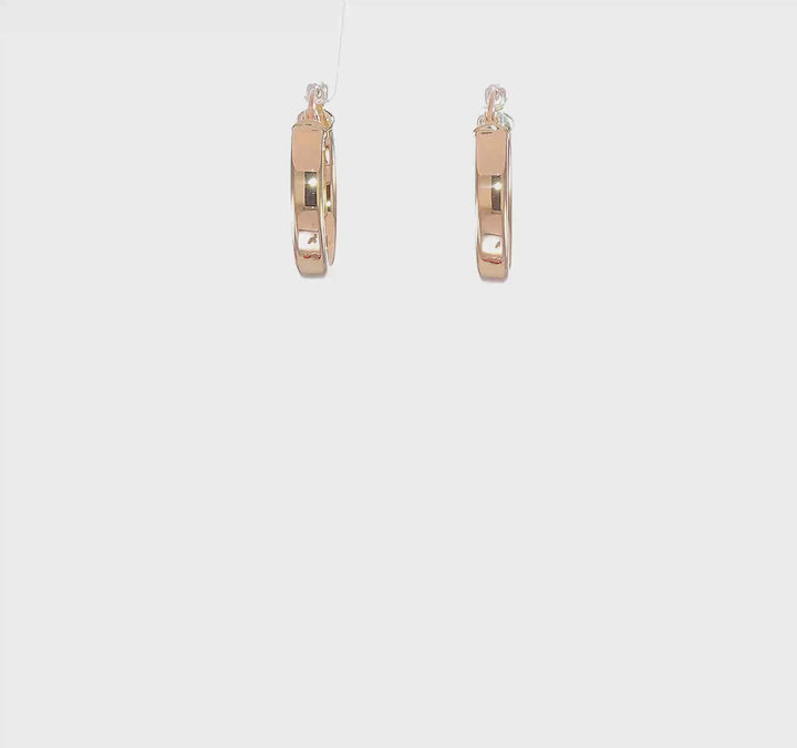 14k Yellow Gold Polished Earrings