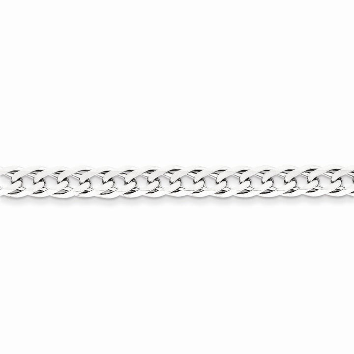 Silver 6.25-mm Double 6 Side Flat Fancy Chain