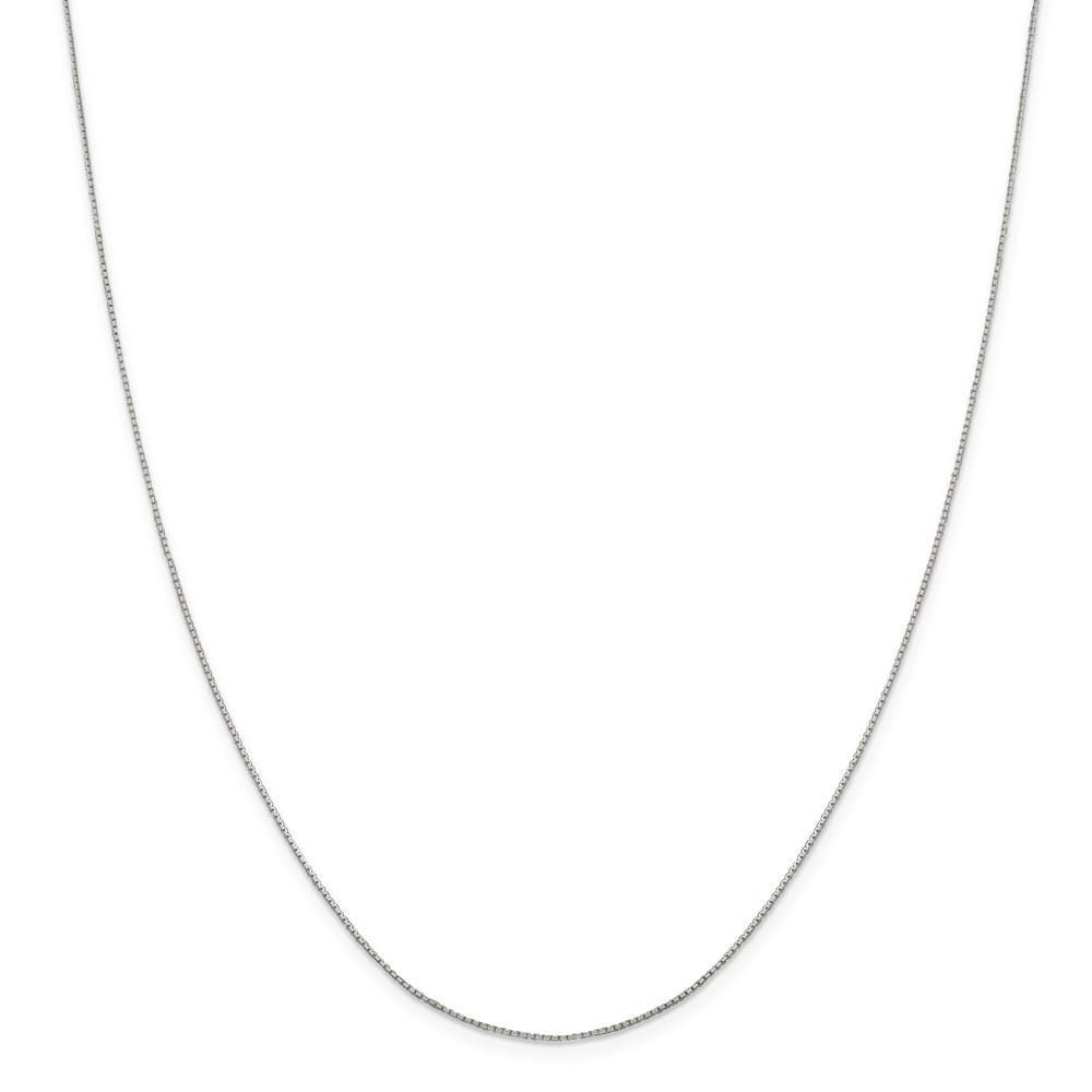 Silver D.C 0.60-mm 8 Sided Mirror Box Chain