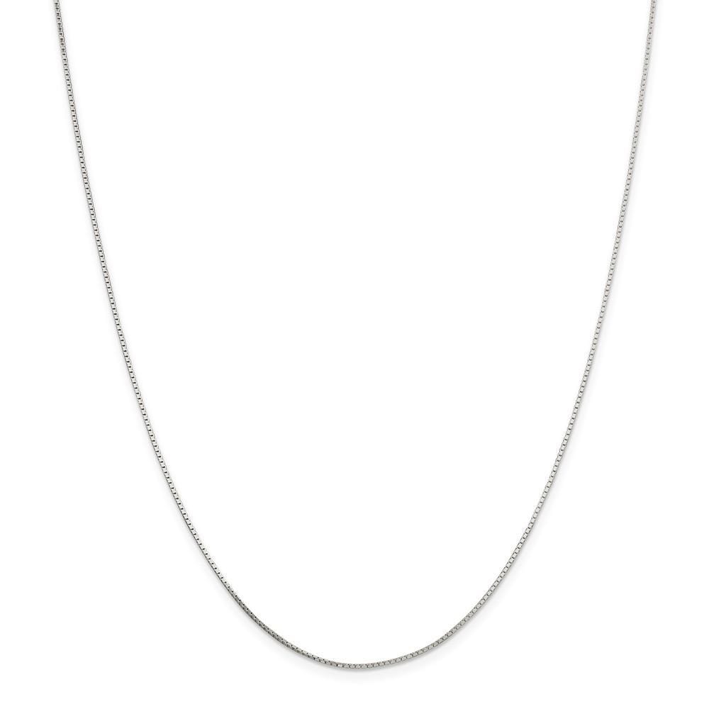 Sterling Silver 4-Sided D.C Mirror Box Chain