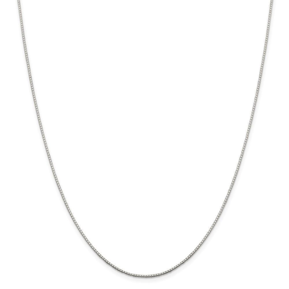 Silver D.C 0.90-mm 8 Sided Mirror Box Chain