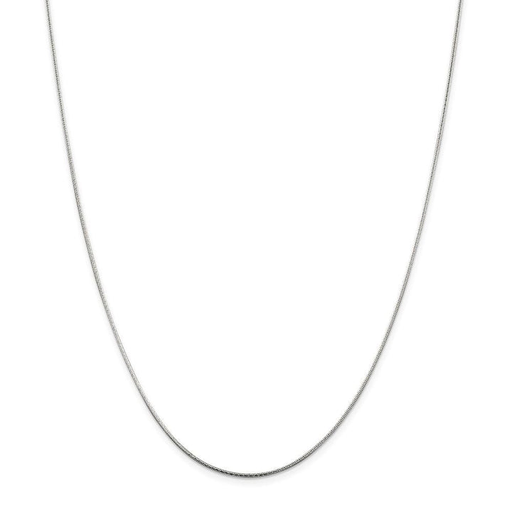 Silver D.C 1.25-mm Round Snake Chain