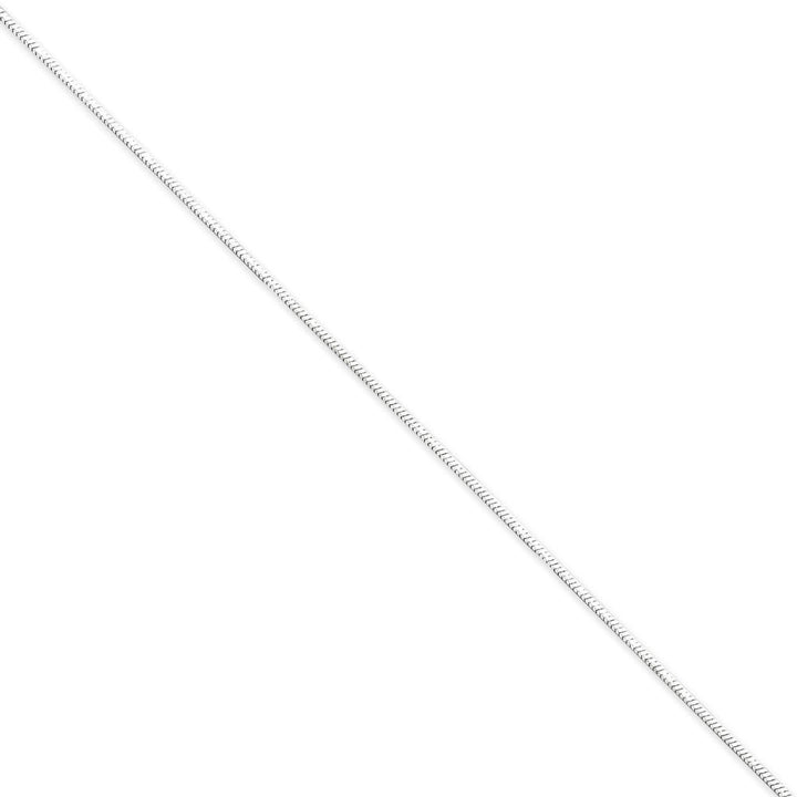 Silver D.C 1.50-mm Solid Flat Snake Chain